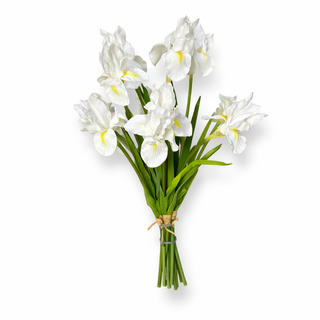 White Iris Real Touch Floral Drop-In