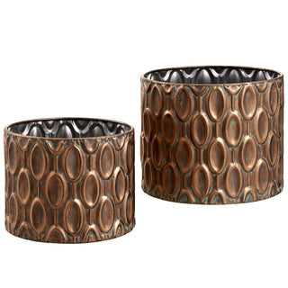 13"Lx11"H Metal Planter (LARGE ONLY)