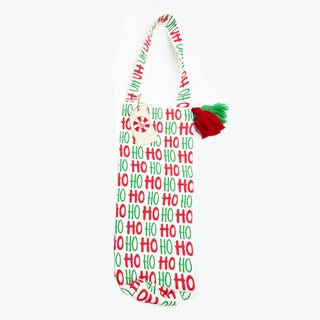 HO HO HO - Oh Christmas Treats Wine Bag