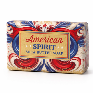 6.4oz Wrap Garden Soap American Spirit