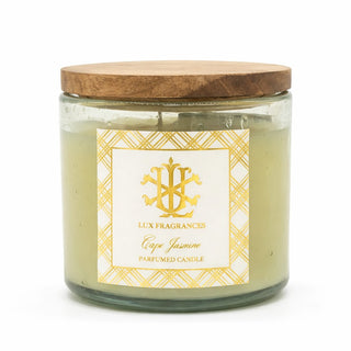 Cape Jasmine 12oz Clear Glass w/Stain Lid