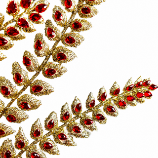 29.5" Red Jewel Spray