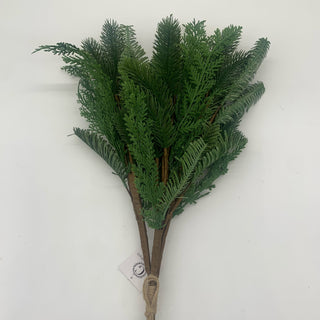 26" TEA DROP WITH MIXED ABIES NOBILIS & PINECONE