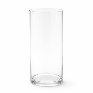 D6"H14" -CLEAR GLASS CYLINDER VASE