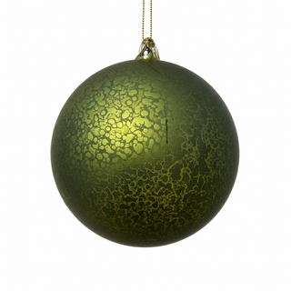 5" D Glass Ball Green