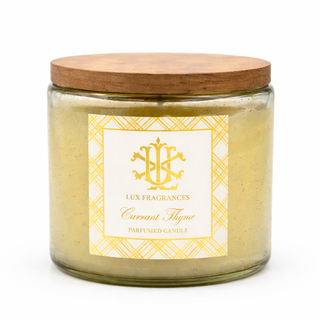 Currant Thyme 12oz Clear Glass w/Stain Lid