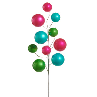 26" Bright Multicolor Ball Spray