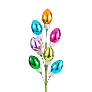 28" Multicolor Light Bulb Spray SHIPS 9/1/2026
