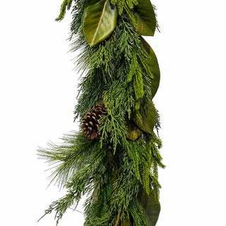 9' Home for Christmas with Magnolia Real Touch Garland SHIPS 7/1/2026