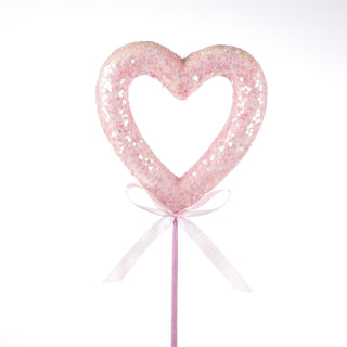 20.5" Heart Stem Pink