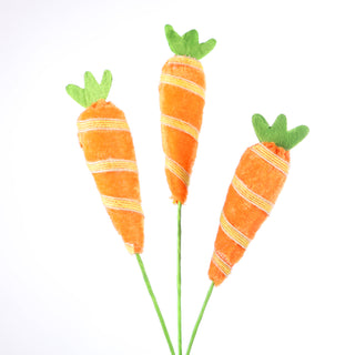 11.8" Easter Carrots Pick Orange