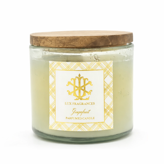 Grapefruit 12oz Clear Glass w/Stain Lid