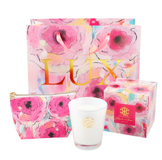 2024 Magnolia And Jasmine 8 oz. Designer Boxed Candle + Free Gift With Purchase*
