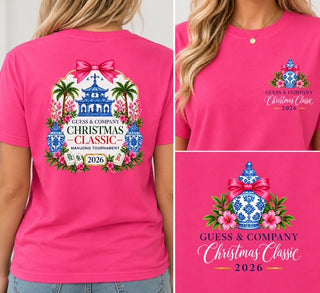 GUESS AND CO 2026 CHRISTMAS CLASSIC MAHJONG TOURNAMENT TSHIRT