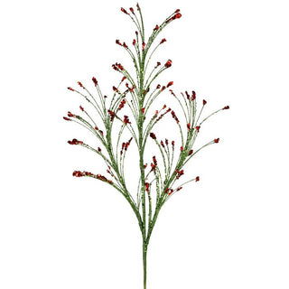 36" GLITTER SEQUIN TIP GRASS SPRAY