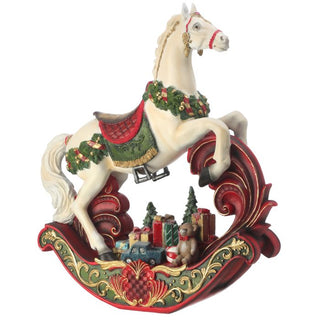 20.5" RSN ELEGANT ROCKING HORSE W/PACKAGES