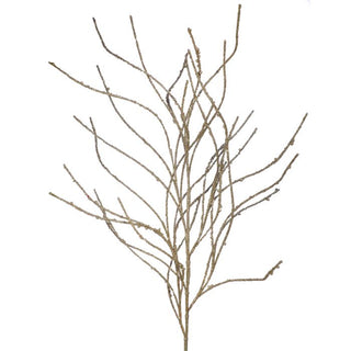 47" CHAMP/GLD GLITTER/SEQUIN WISPY WILLOW SPRAY
