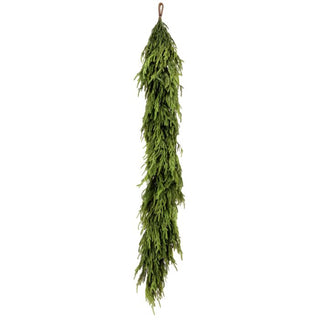 72x16" Natural Touch Norfolk Pine Garland, Green