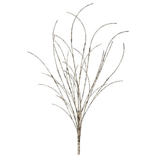 46" ICED GLITTER BIRCH SPRAY