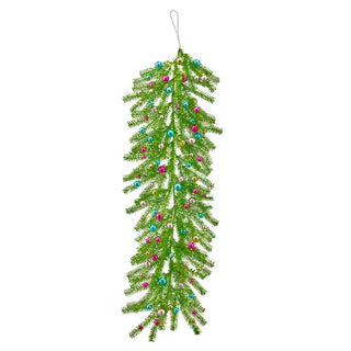 48" TINSEL/BALL GARLAND