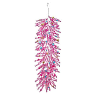 48" TINSEL/BALL GARLAND
