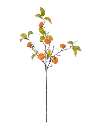 36" Southern Gilded Persimmon Spray, Persimmon Gold