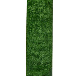 72" WIRED VELVET GARLAND RIBBON 6"W-GRN
