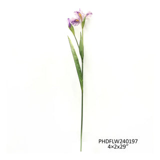 29" Dutch Iris Lavender Stem