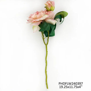 19.25" #2 French Peony Blush Stem