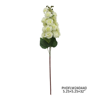Cottage Hollyhock White