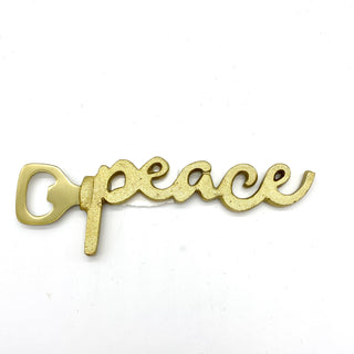 8" Peace Metal Bottle Opener