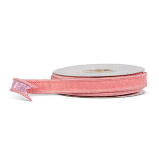 RIBBON 1" X 10YDS CORAL WIRED RIBBON