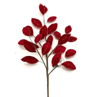 25" RED ELIAGNUS FLORAL STEM