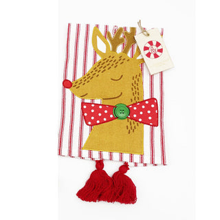 Reindeer - Oh Christmas Treats Tea Towel