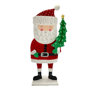 Oh Christmas Treats Standing Santa Table Topper