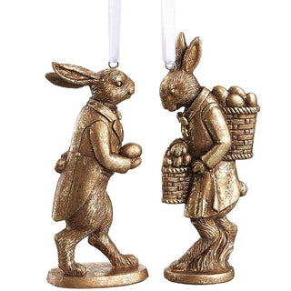 4.5" BUNNY ORNAMENT (LEFT ONLY)