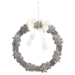 10.5" VINTAGE BROOCH WREATH