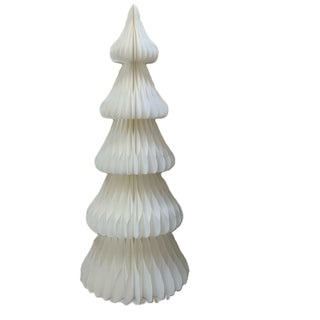 48" WHITE PAPER CHRISTMAS TREE