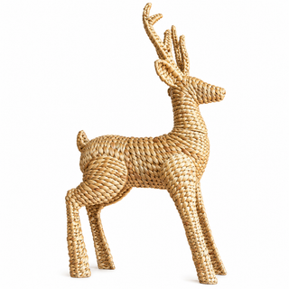 Water Hyacinth Christmas Decor-SMALL DEER 24" X10"X 20"