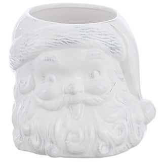 8" Ceramic Santa Vase