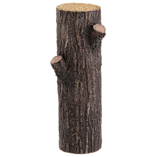 15" Faux Wood Log Stump