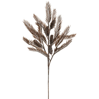 30"GLIT PINE CONE/PINE SPRAY