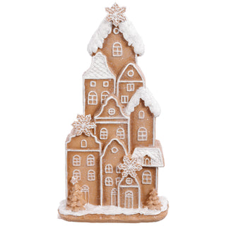8"SNOWED GINGERBREAD HOUSE