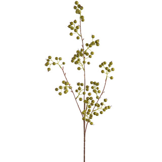 37" BERRY SPRAY GREEN STEM