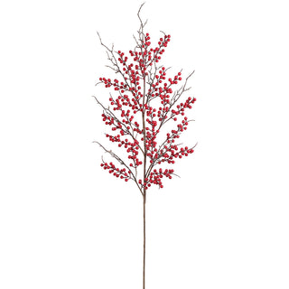 51" BERRY SPRAY RED STEM