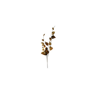 40" Shiny Ivy Leaves Spray, Bronze