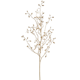 38" Metallic Mini Leaf Spray