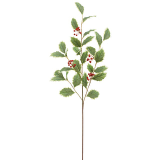 32"HOLLY SPRAY W/BERRY VG/RE
