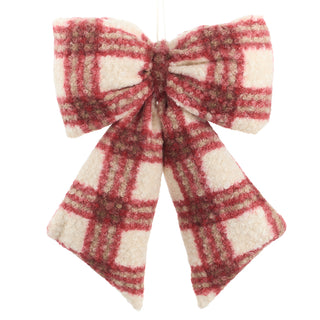 13"Wx18"L Plaid Bow