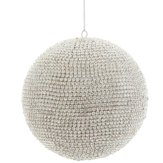 8"DIAMOND BALL ORNAMENT SI